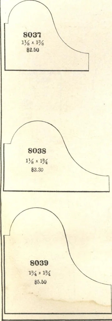 An illustration from General catalogue of E.L. Roberts & Co., wholesale manufacturers of doors, glazed sash, blinds: no. 600, 1908, leaf 339