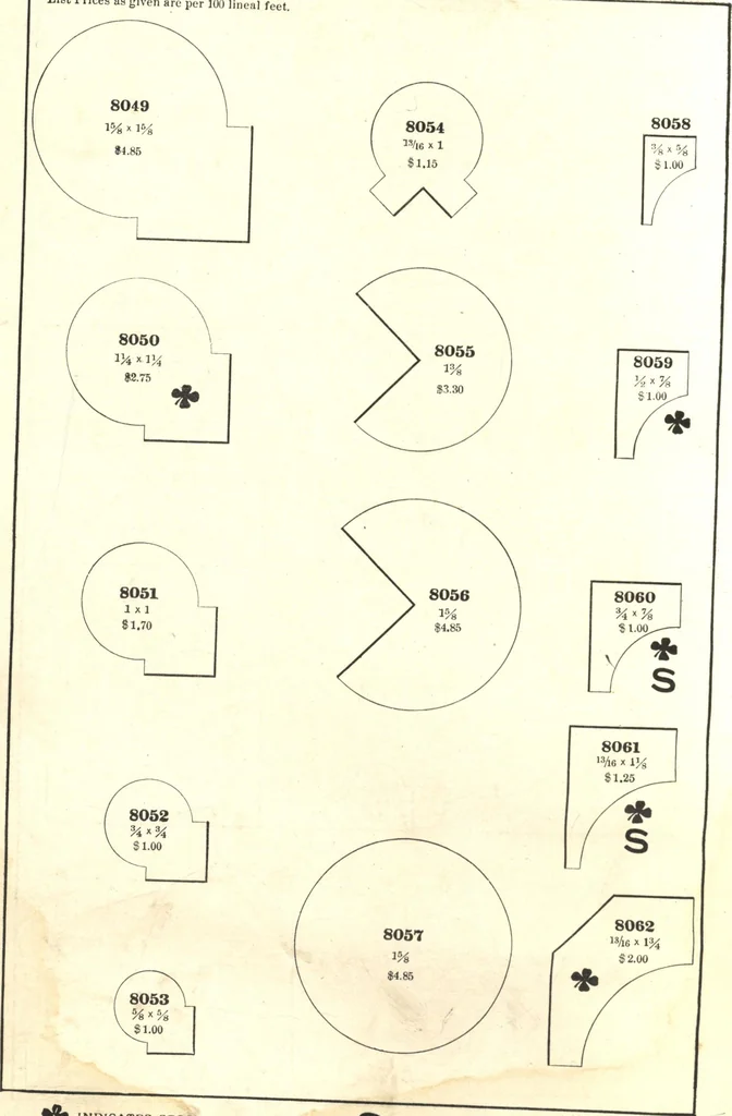 An illustration from General catalogue of E.L. Roberts & Co., wholesale manufacturers of doors, glazed sash, blinds: no. 600, 1908, leaf 340