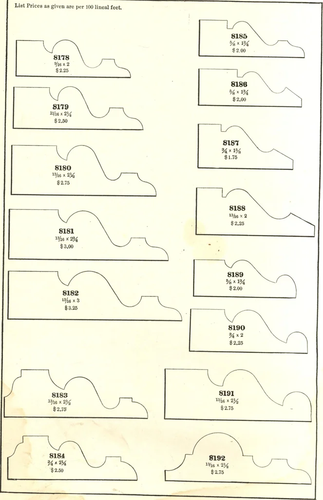 An illustration from General catalogue of E.L. Roberts & Co., wholesale manufacturers of doors, glazed sash, blinds: no. 600, 1908, leaf 348