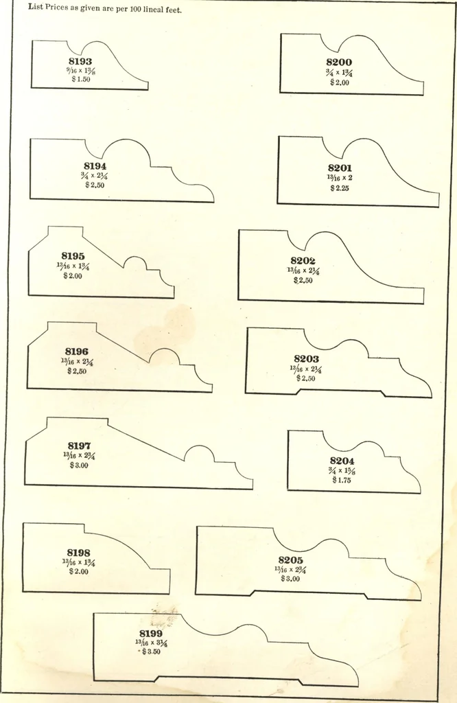 An illustration from General catalogue of E.L. Roberts & Co., wholesale manufacturers of doors, glazed sash, blinds: no. 600, 1908, leaf 349