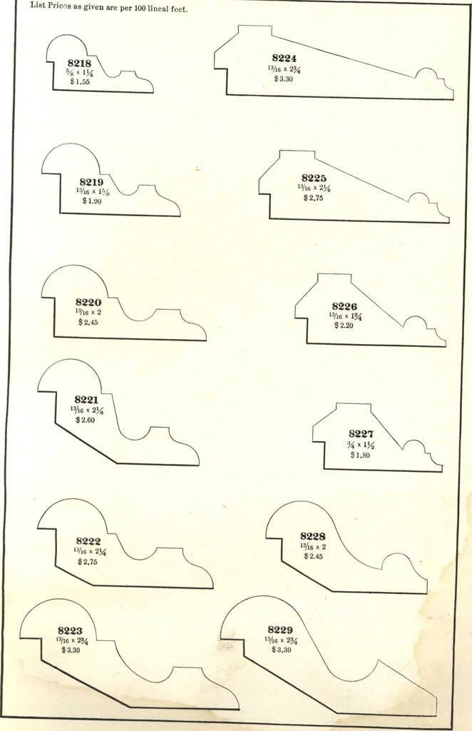 An illustration from General catalogue of E.L. Roberts & Co., wholesale manufacturers of doors, glazed sash, blinds: no. 600, 1908, leaf 351