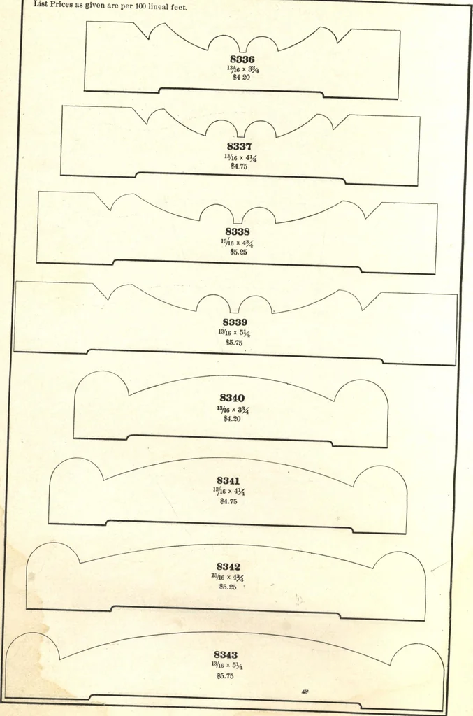 An illustration from General catalogue of E.L. Roberts & Co., wholesale manufacturers of doors, glazed sash, blinds: no. 600, 1908, leaf 364