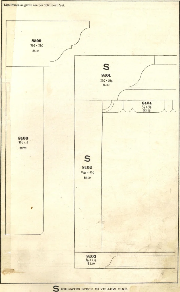 An illustration from General catalogue of E.L. Roberts & Co., wholesale manufacturers of doors, glazed sash, blinds: no. 600, 1908, leaf 373