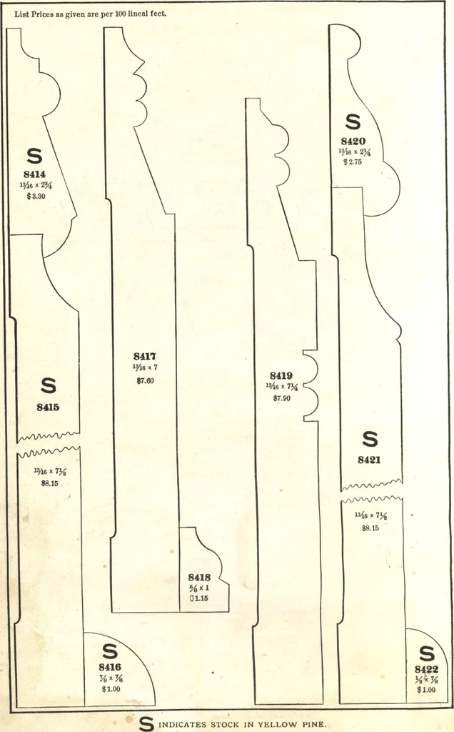 An illustration from General catalogue of E.L. Roberts & Co., wholesale manufacturers of doors, glazed sash, blinds: no. 600, 1908, leaf 376