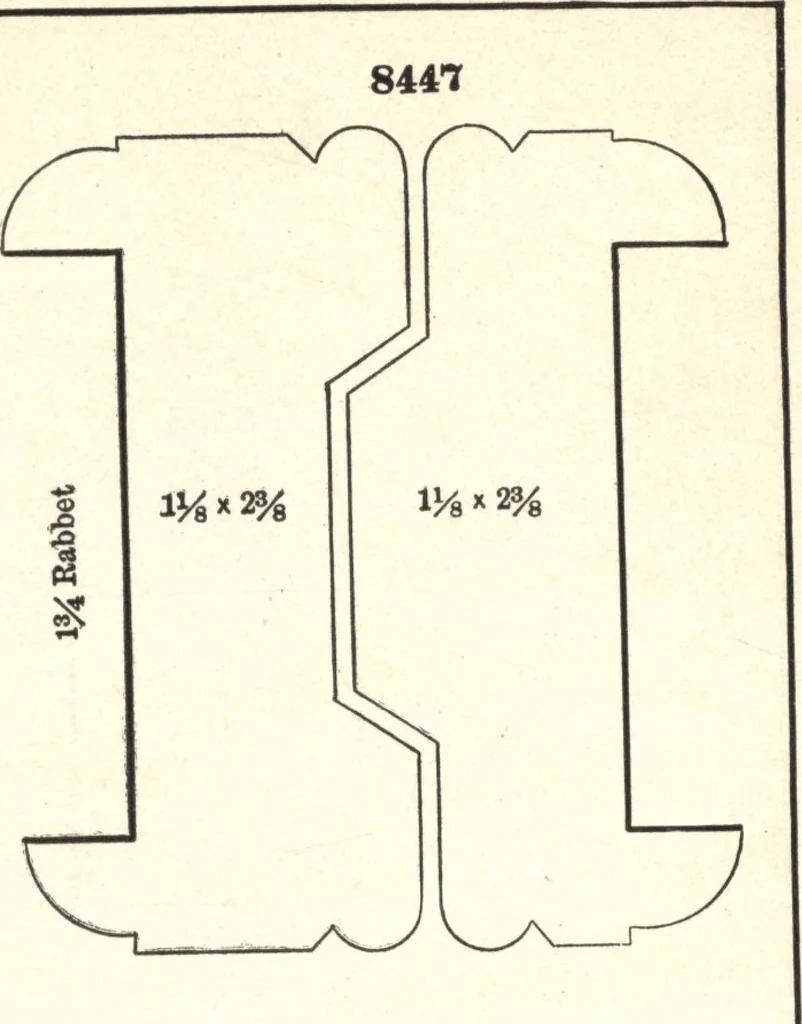 An illustration from General catalogue of E.L. Roberts & Co., wholesale manufacturers of doors, glazed sash, blinds: no. 600, 1908, leaf 381