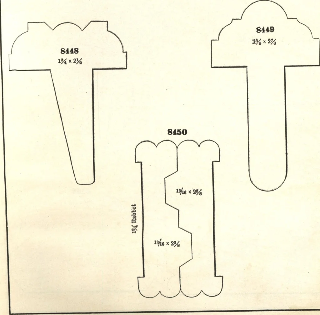 An illustration from General catalogue of E.L. Roberts & Co., wholesale manufacturers of doors, glazed sash, blinds: no. 600, 1908, leaf 381