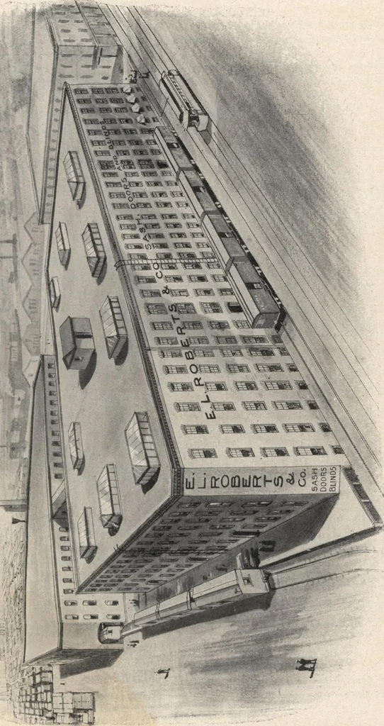 An illustration from General catalogue of E.L. Roberts & Co., wholesale manufacturers of doors, glazed sash, blinds: no. 600, 1908, leaf 8