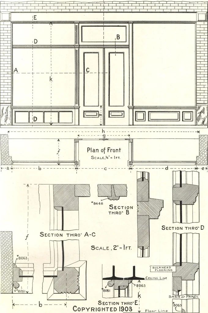 An illustration from General catalogue of E.L. Roberts & Co., wholesale manufacturers of doors, glazed sash, blinds: no. 600, 1908, leaf 92