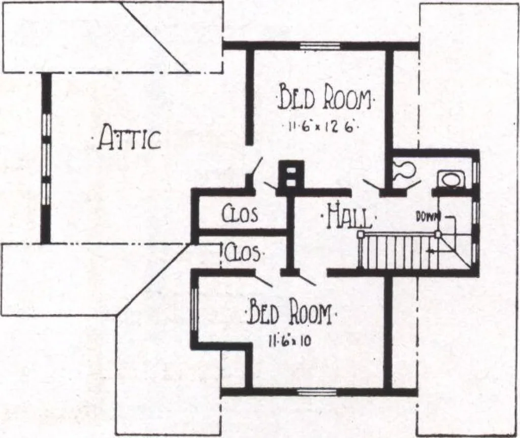 An illustration from Modern building ideas and plans, 1913, leaf 10
