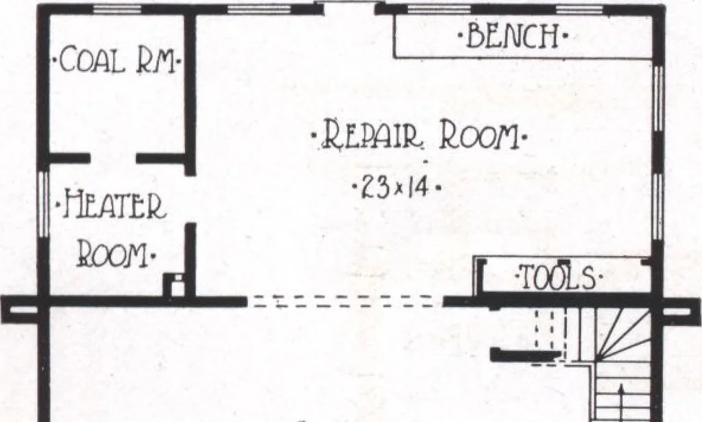 An illustration from Modern building ideas and plans, 1913, leaf 12