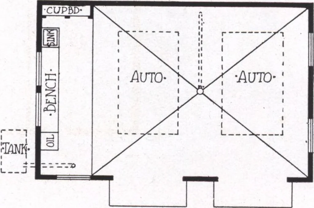 An illustration from Modern building ideas and plans, 1913, leaf 14