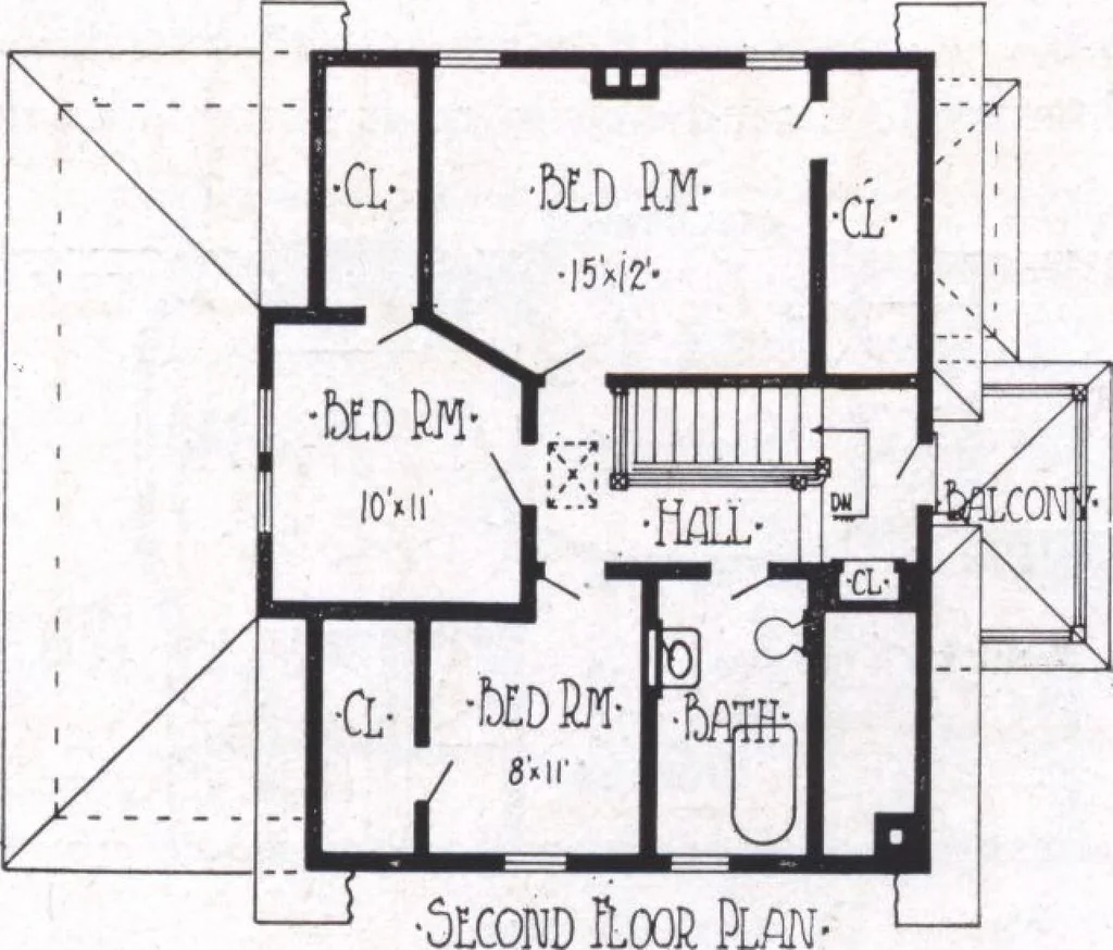 An illustration from Modern building ideas and plans, 1913, leaf 20