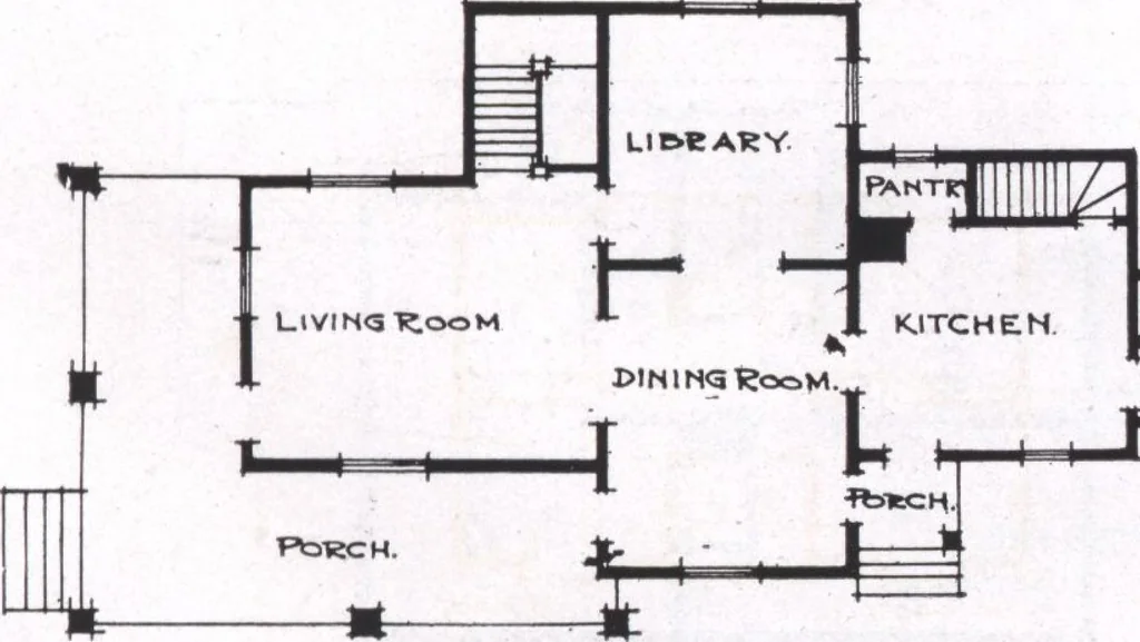 An illustration from Modern building ideas and plans, 1913, leaf 26