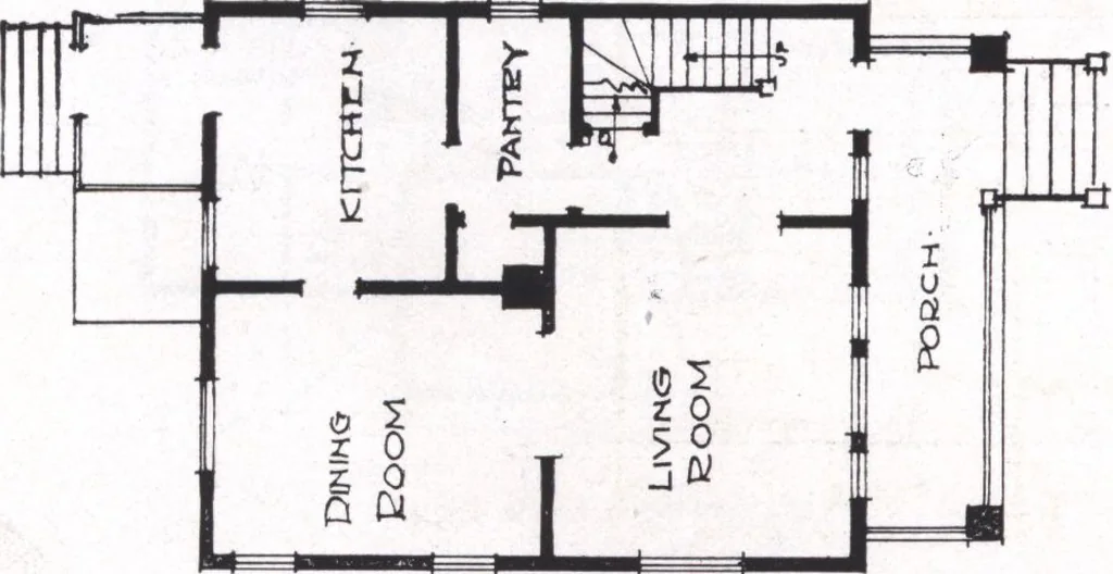 An illustration from Modern building ideas and plans, 1913, leaf 27