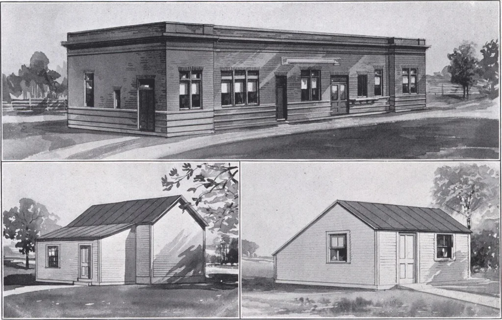 An illustration from Modern building ideas and plans, 1913, leaf 43