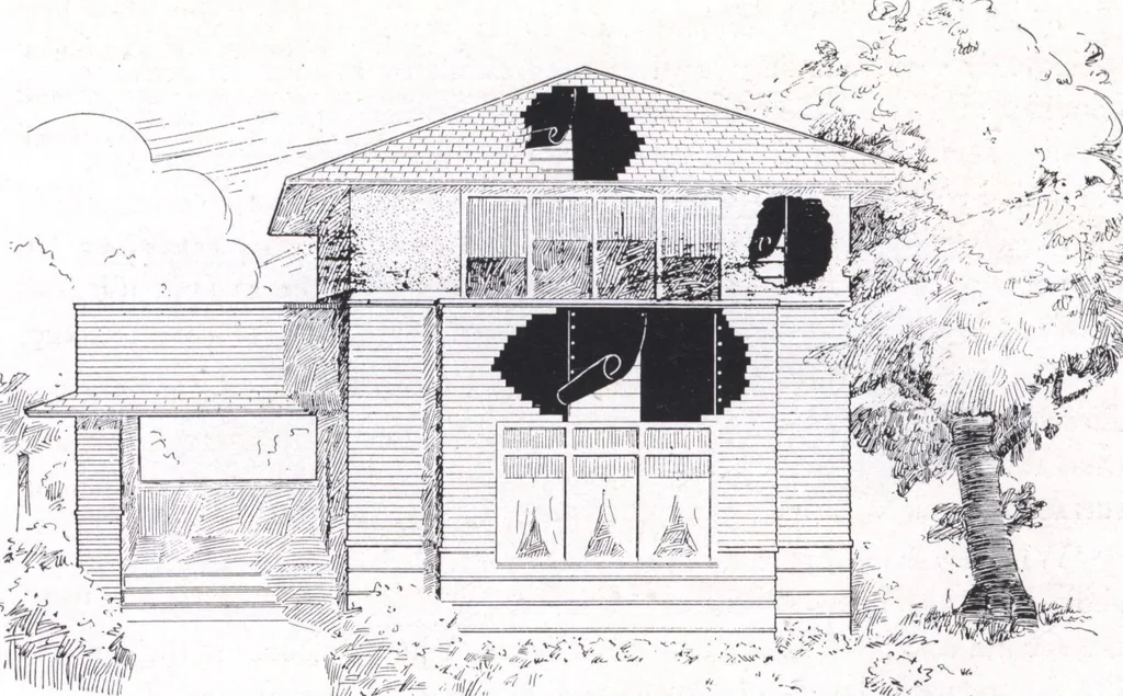 An illustration from Modern building ideas and plans, 1913, leaf 65