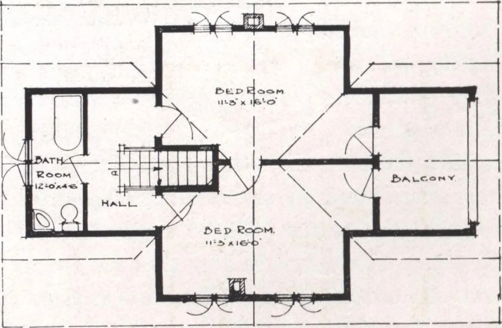 An illustration from Modern building ideas and plans, 1913, leaf 7