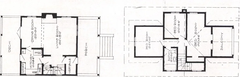 An illustration from Modern building ideas and plans, 1913, leaf 8