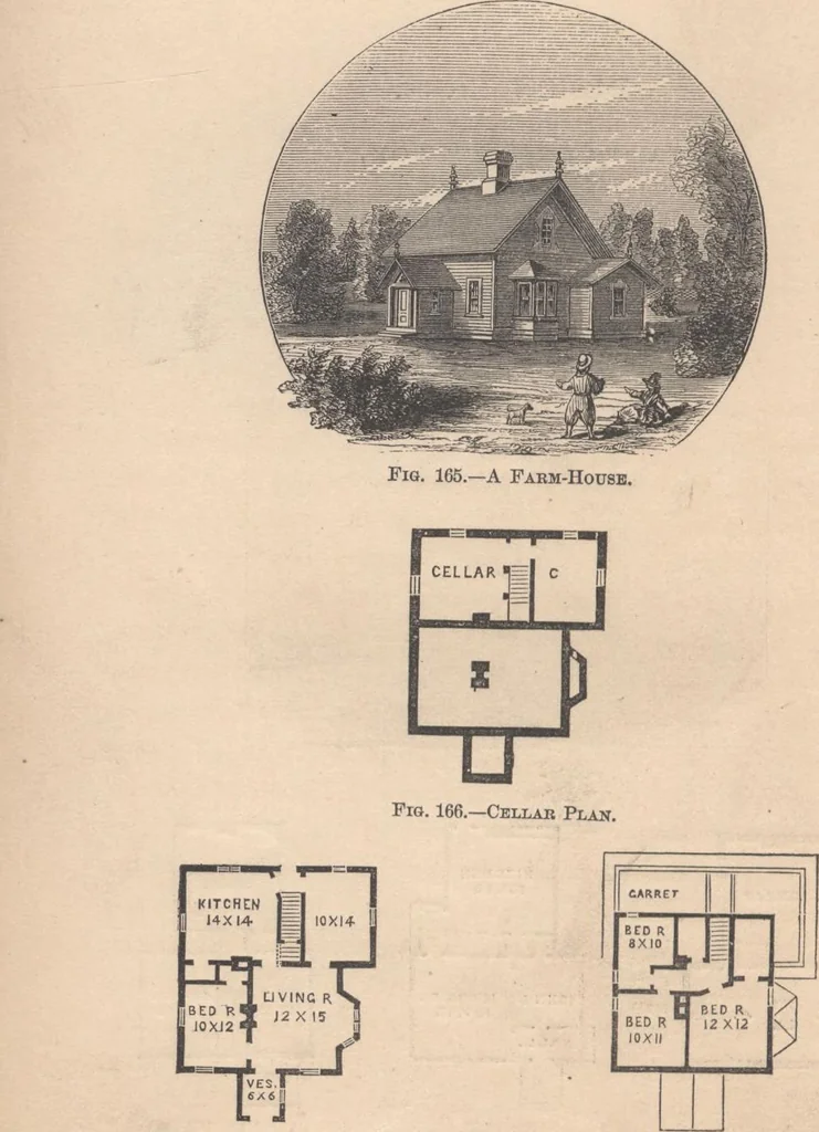 An illustration from Woodward's cottages and farm houses, 1867, leaf 115