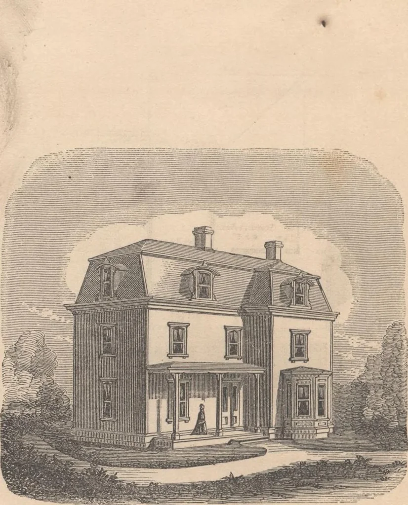 An illustration from Woodward's cottages and farm houses, 1867, leaf 141