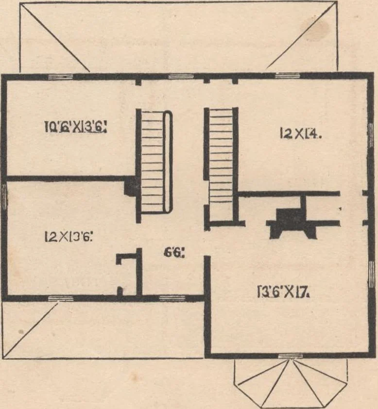 An illustration from Woodward's cottages and farm houses, 1867, leaf 143