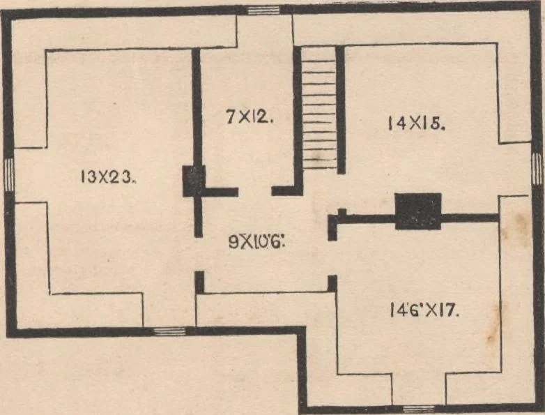 An illustration from Woodward's cottages and farm houses, 1867, leaf 144