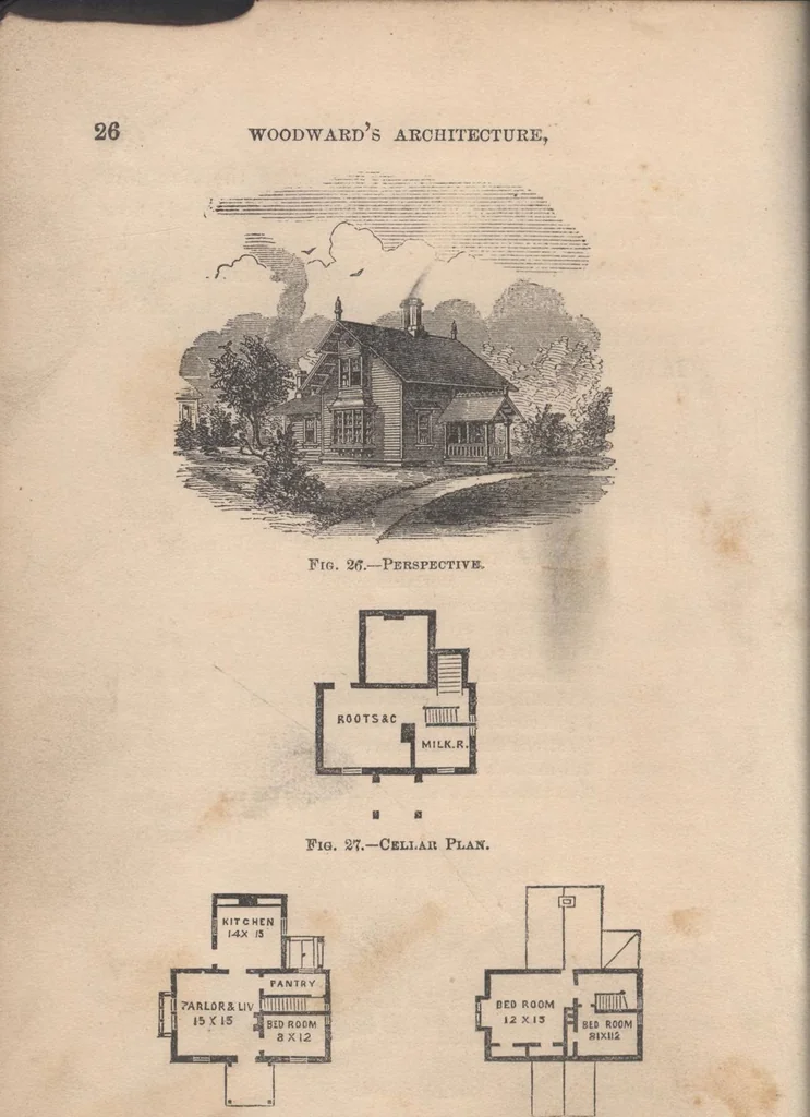 An illustration from Woodward's cottages and farm houses, 1867, leaf 29
