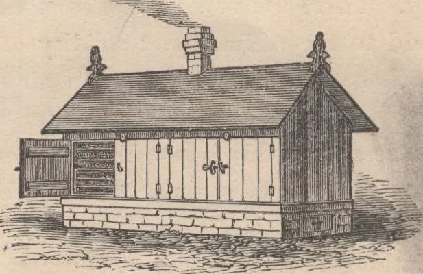 An illustration from Woodward's cottages and farm houses, 1867, leaf 33