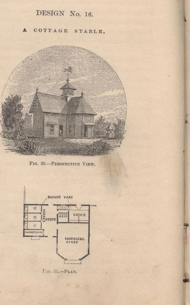An illustration from Woodward's cottages and farm houses, 1867, leaf 45