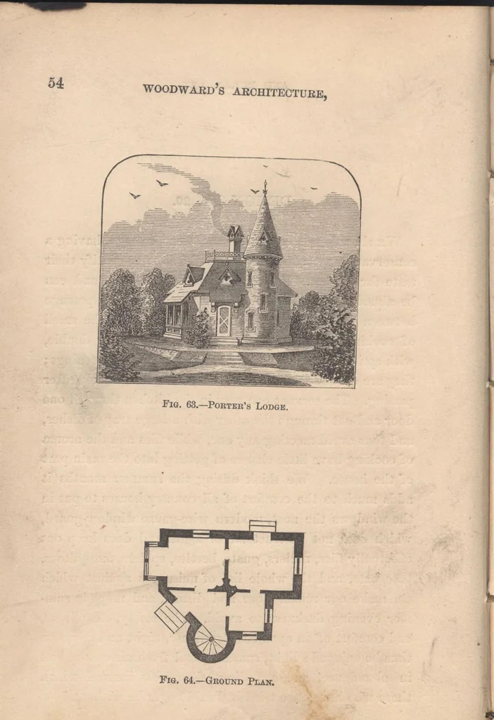 An illustration from Woodward's cottages and farm houses, 1867, leaf 57
