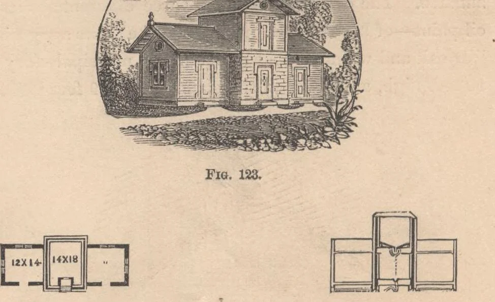 An illustration from Woodward's cottages and farm houses, 1867, leaf 93
