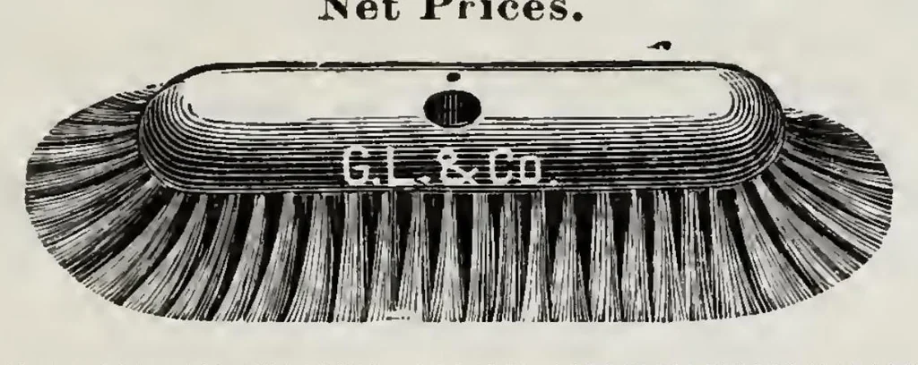 An illustration from Gerts, Lumbard & Co., Manufacturers of Brushes : 1890, 1890, leaf 44