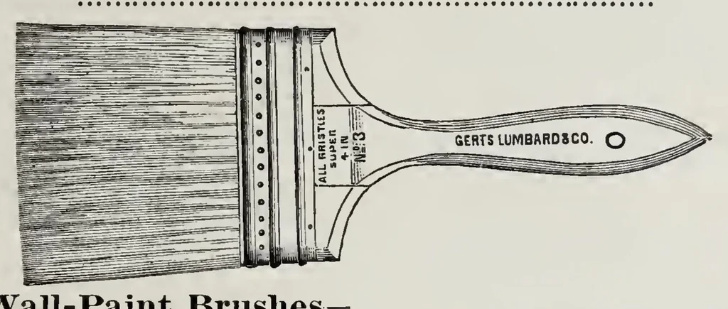 An illustration from Gerts, Lumbard & Co., Manufacturers of Brushes : 1890, 1890, leaf 8