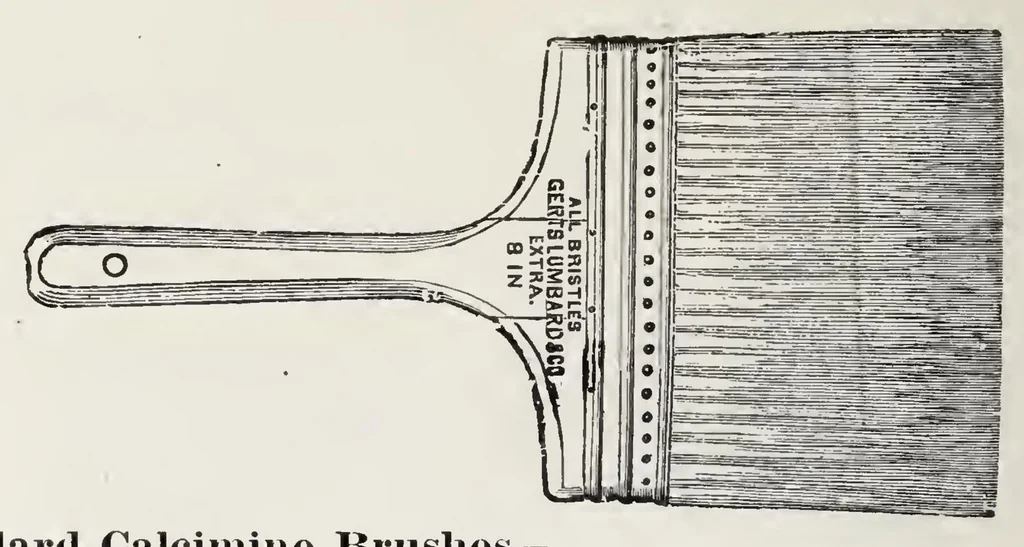 An illustration from Gerts, Lumbard & Co., Manufacturers of Brushes : 1890, 1890, leaf 9