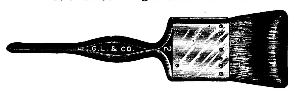 An illustration from Gerts, Lumbard & Co. : Painters' Supplies : Brushes : 1906, 1906, leaf 25