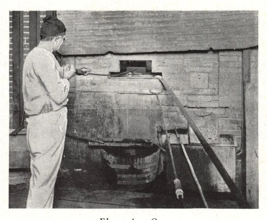 An illustration from Glass, paints, varnishes and brushes: their history, manufacture, and use, 1923, leaf 197
