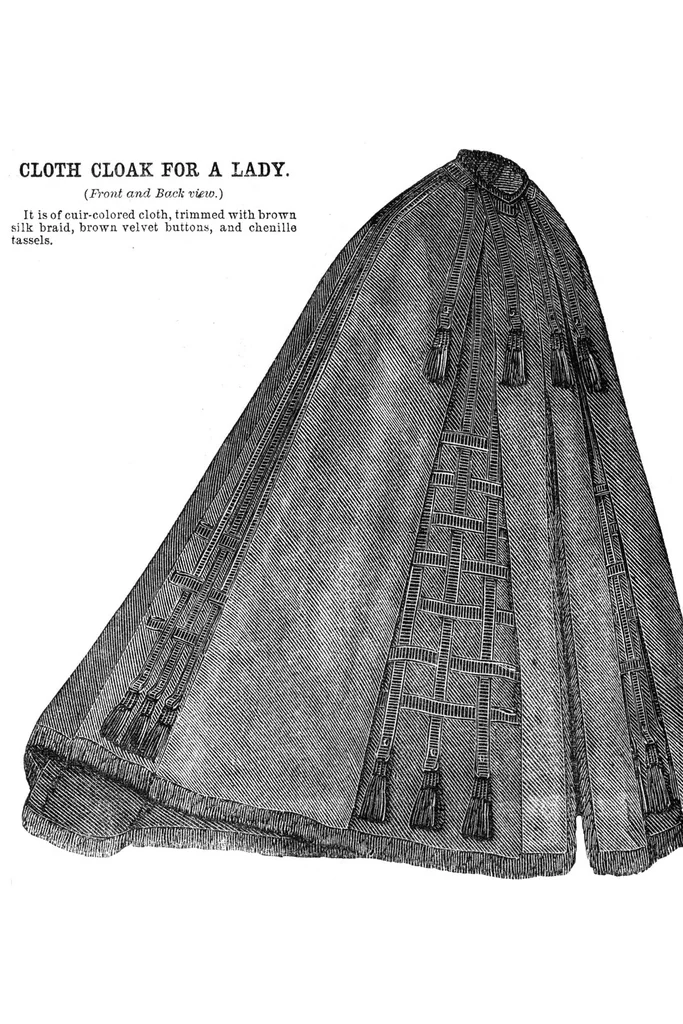 An illustration from Godey's Lady's Book December 1864, 1864, leaf 13