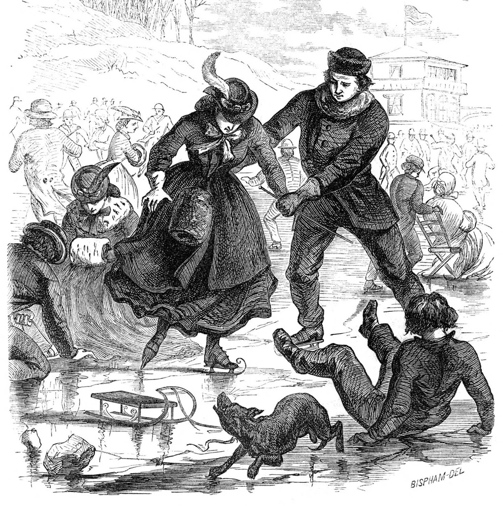 An illustration from Godey's Lady's Book February 1864, 1864, leaf 8
