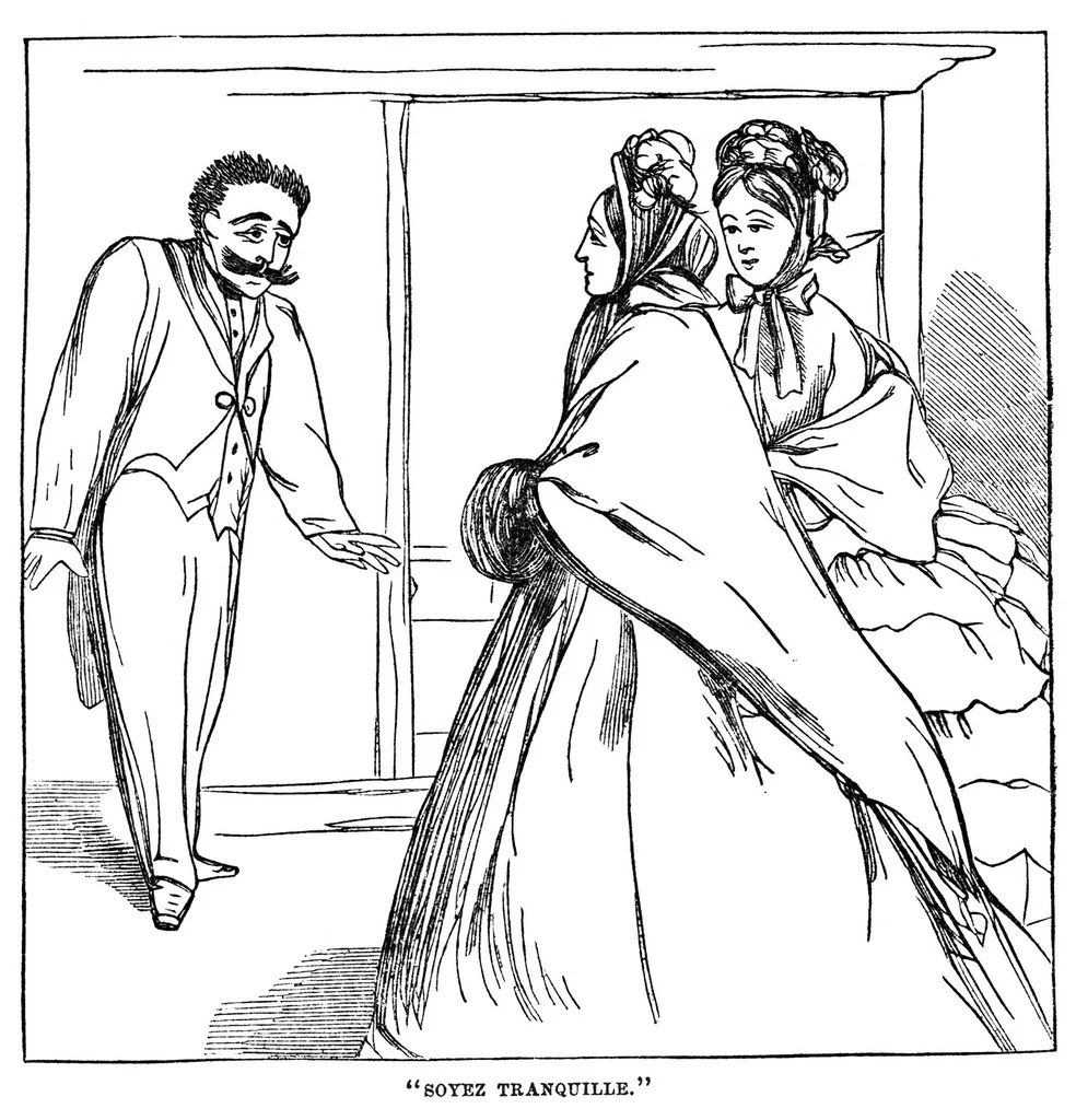 An illustration from Godey's Lady's Book January 1864, 1864, leaf 36