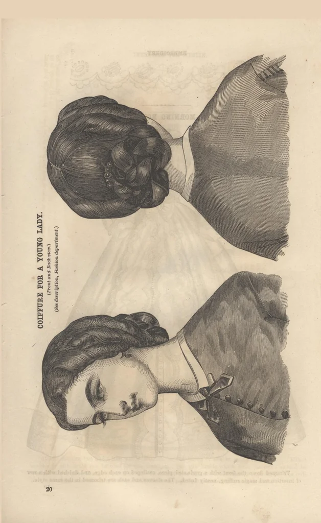 An illustration from Godey's Lady's Book July 1863, 1863, leaf 13