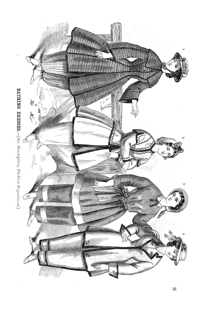An illustration from Godey's Lady's Book July 1864, 1864, leaf 14