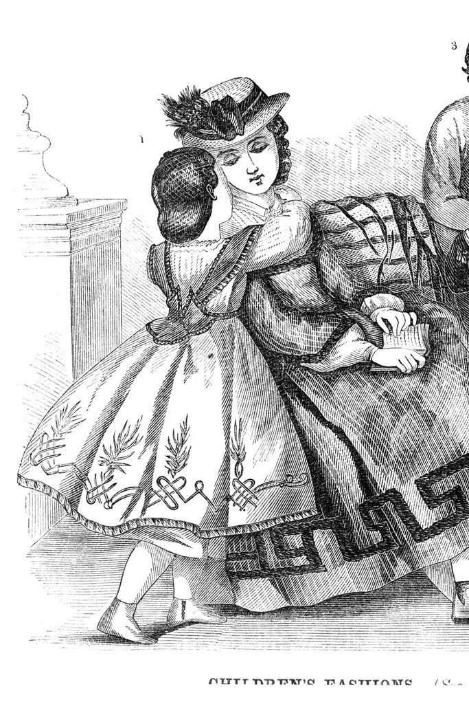 An illustration from Godey's Lady's Book June 1864, 1864, leaf 5