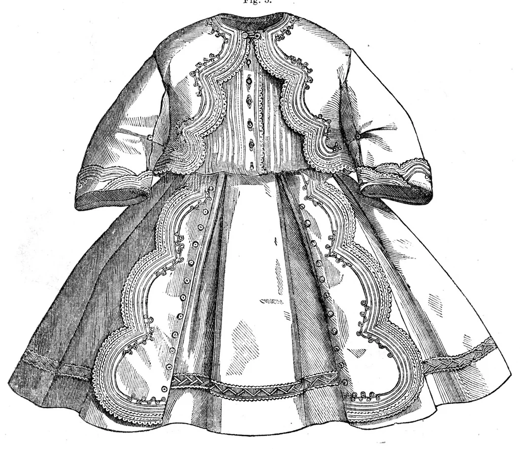 An illustration from Godey's Lady's Book June 1864, 1864, leaf 62