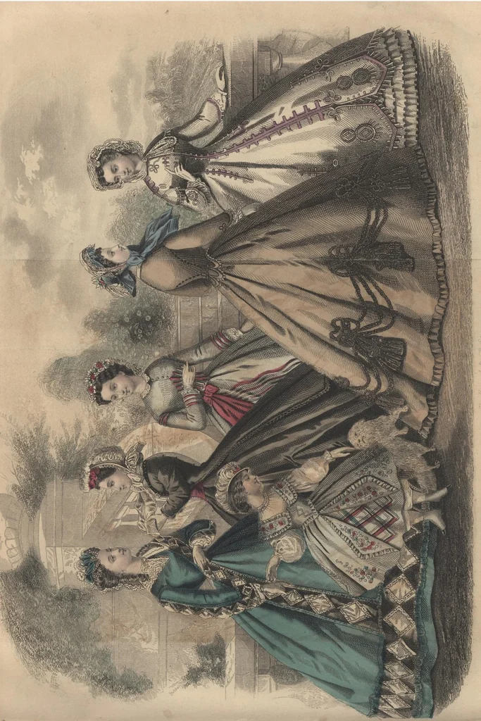 An illustration from Godey's Lady's Book September 1864, 1864, leaf 3