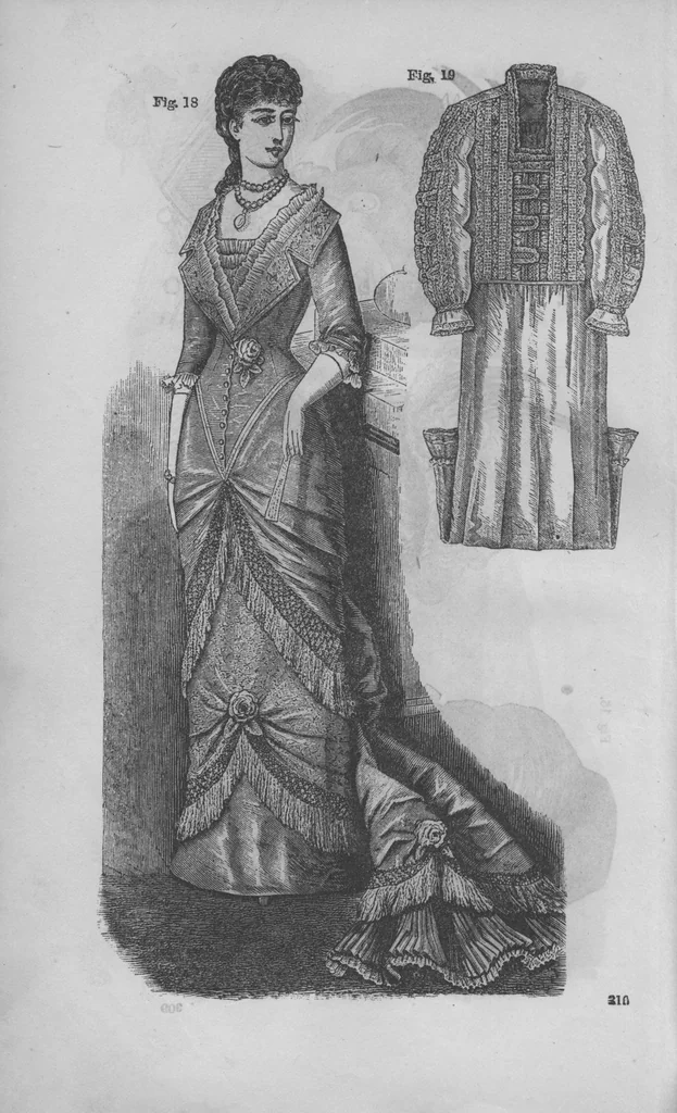 An illustration from Godey's Lady's Book Volume 100 January To June 1880, 1880, leaf 257