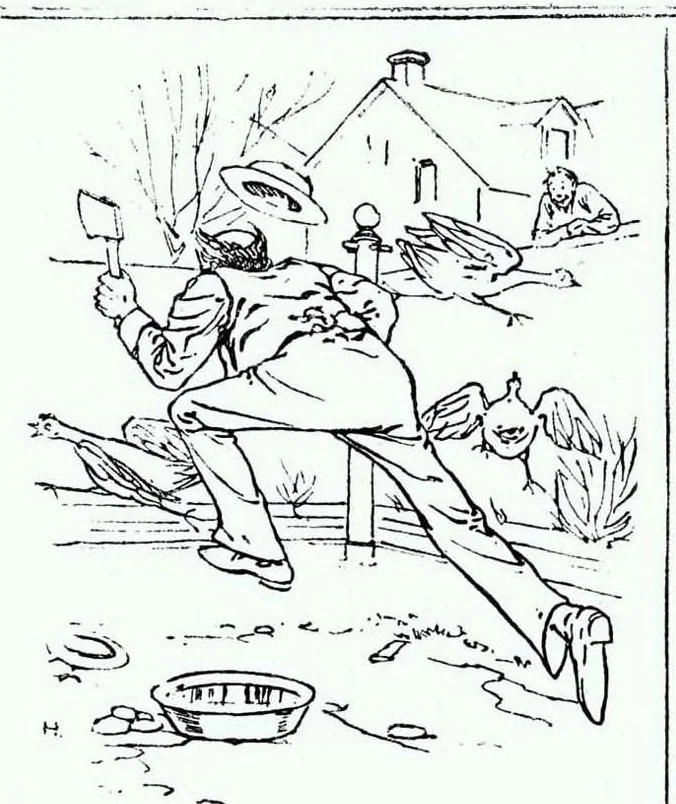 An illustration from Golden Days Volume 9 Number 10 (February 4, 1888), 1888, leaf 1