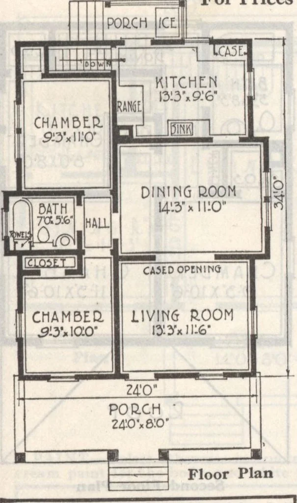 An illustration from Gordon-Van Tine homes, 1921, leaf 100