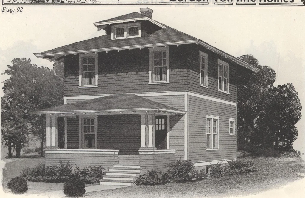 An illustration from Gordon-Van Tine homes, 1921, leaf 101