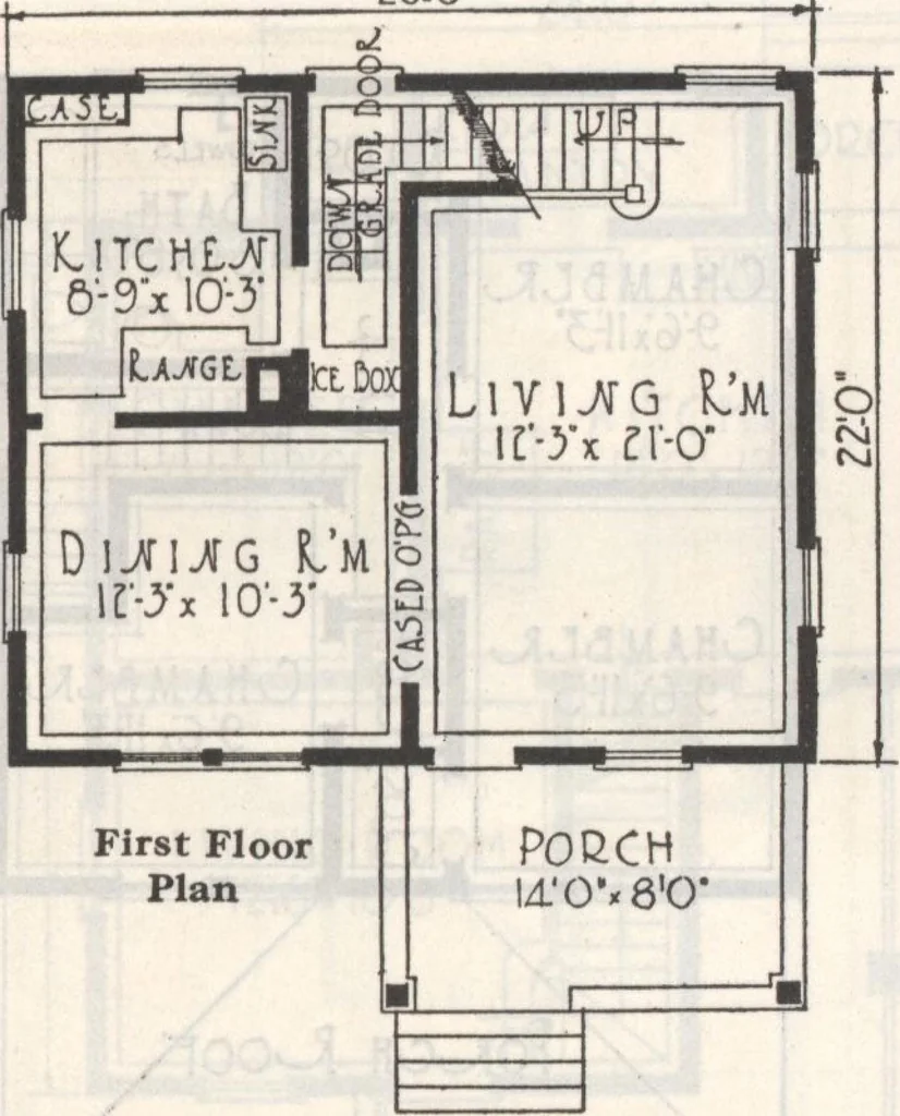 An illustration from Gordon-Van Tine homes, 1921, leaf 102