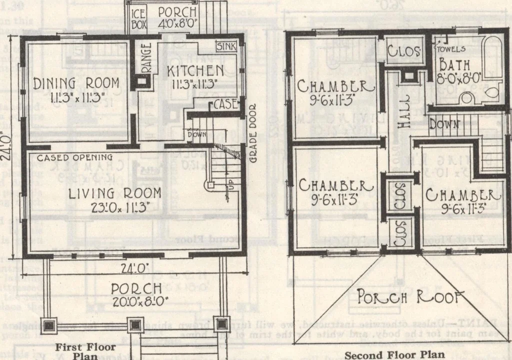 An illustration from Gordon-Van Tine homes, 1921, leaf 103